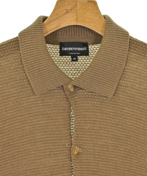 EMPORIO ARMANI（エンポリオアルマーニ）ニット・セーター 茶 サイズ:48(L位) メンズ/2200645821031