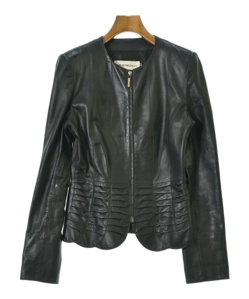 EMPORIO ARMANI(エンポリオアルマーニ)ライダース 黒 サイズ:40(M位)/2200652223224
