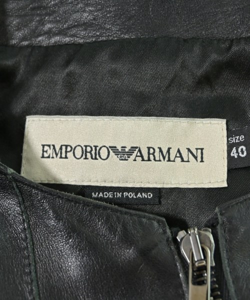 EMPORIO ARMANI（エンポリオアルマーニ）ライダース 黒 サイズ:40(M位) レディース/2200652223224