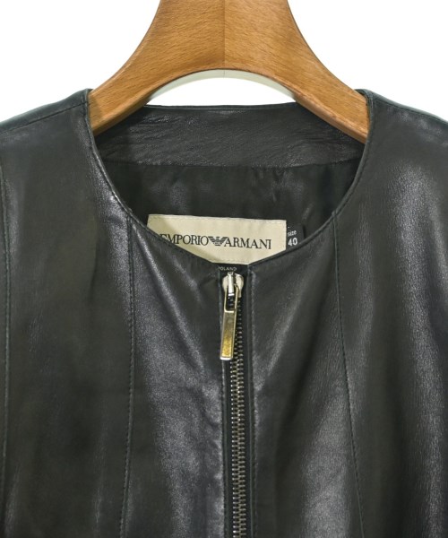 EMPORIO ARMANI（エンポリオアルマーニ）ライダース 黒 サイズ:40(M位) レディース/2200652223224