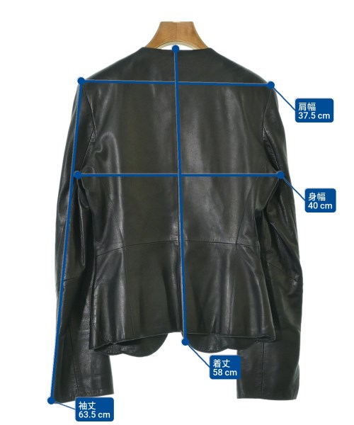 EMPORIO ARMANI（エンポリオアルマーニ）ライダース 黒 サイズ:40(M位) レディース/2200652223224