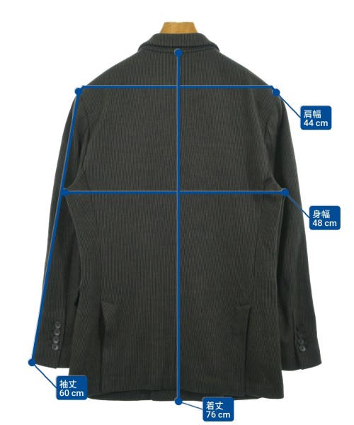 EMPORIO ARMANI（エンポリオアルマーニ）ジャケット 黒 サイズ:52(XXL位) メンズ/2200648415107