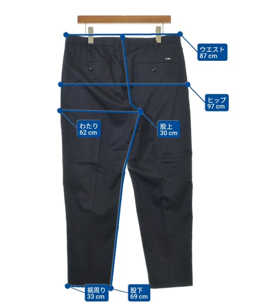 EMPORIO ARMANI（エンポリオアルマーニ）スラックス 紺 サイズ:50(XL位) メンズ/2200648415138