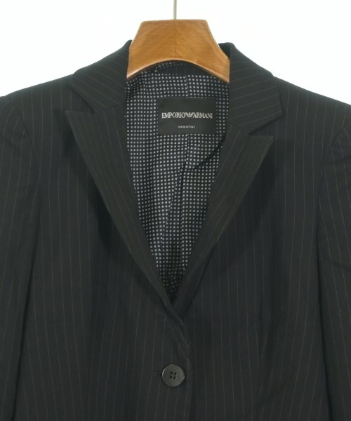 EMPORIO ARMANI（エンポリオアルマーニ）テーラードジャケット 黒 サイズ:38(S位) レディース/2200655601012