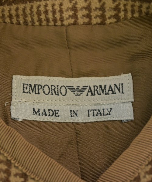 EMPORIO ARMANI（エンポリオアルマーニ）ノーカラージャケット ベージュ サイズ:40(M位) レディース/2200659121035