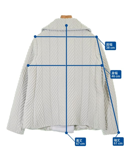 EMPORIO ARMANI（エンポリオアルマーニ）ピーコート グレー サイズ:40(M位) レディース/2200659122018