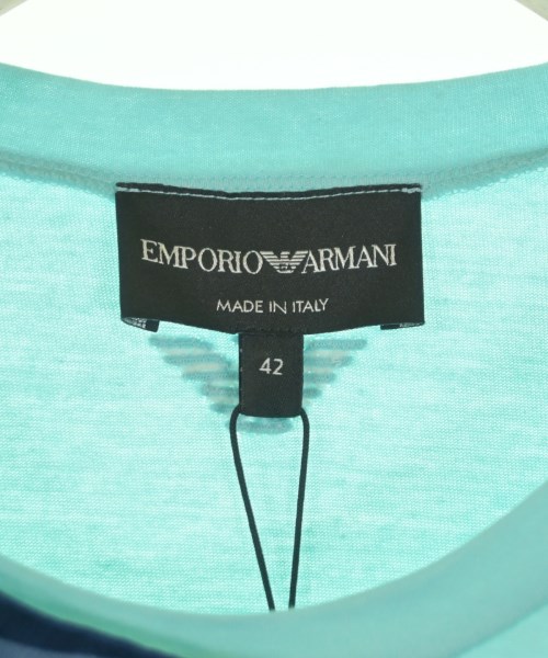 EMPORIO ARMANI（エンポリオアルマーニ）Tシャツ・カットソー 青 サイズ:42(M位) レディース/2200659122322