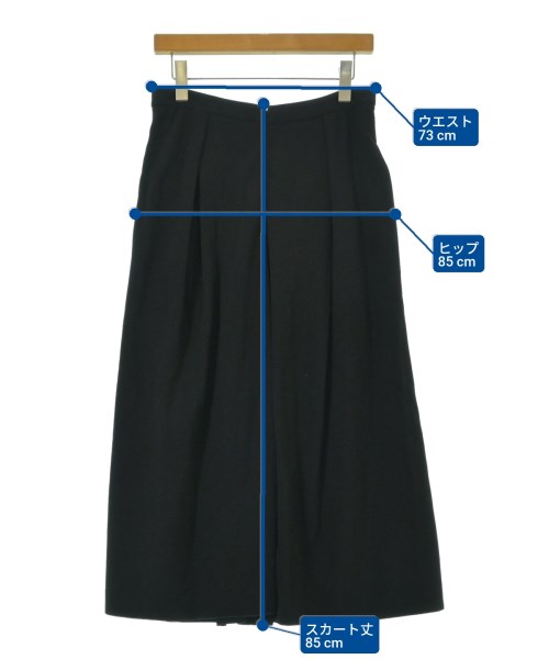 EMPORIO ARMANI（エンポリオアルマーニ）ロング・マキシ丈スカート 黒 サイズ:42(M位) レディース/2200659122452