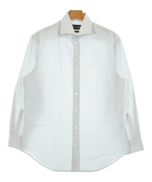 EMPORIO ARMANI(エンポリオアルマーニ)ドレスシャツ 青 サイズ:41(XL位)/2200655098102