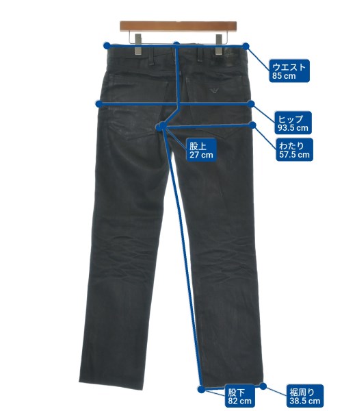 EMPORIO ARMANI（エンポリオアルマーニ）デニムパンツ 黒 サイズ:32(L位) メンズ/2200660139043