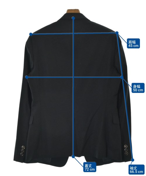 EMPORIO ARMANI（エンポリオアルマーニ）ビジネス 黒 サイズ:48(L位)/50(XL位) メンズ/2200711182028