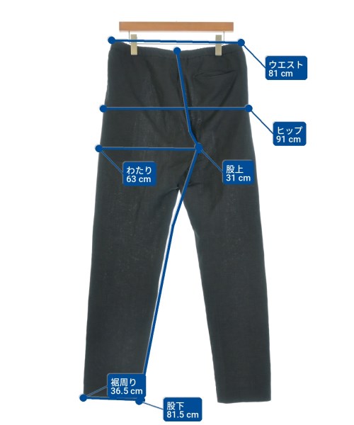 EMPORIO ARMANI（エンポリオアルマーニ）スラックス 黒 サイズ:46(M位) メンズ/2200712722032