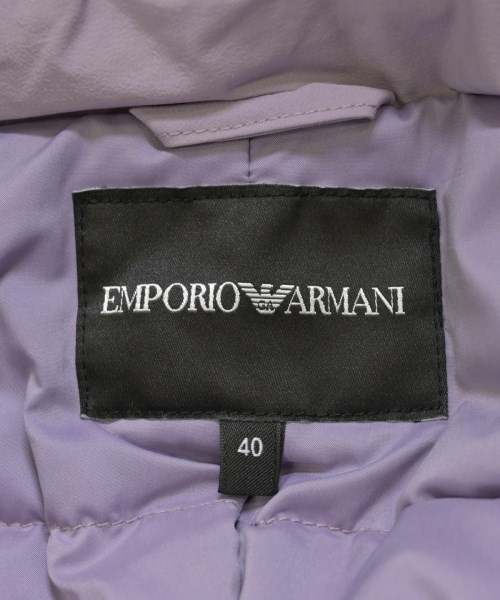 EMPORIO ARMANI（エンポリオアルマーニ）ダウンコート 紫 サイズ:40(M位) レディース/2200713252019