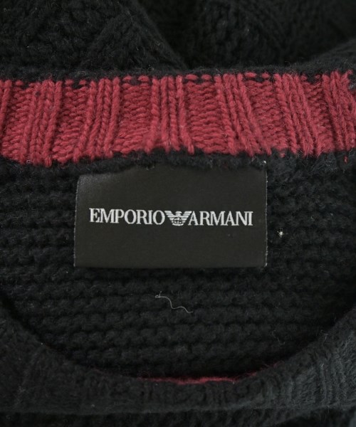 EMPORIO ARMANI（エンポリオアルマーニ）ニット・セーター 黒 サイズ:S メンズ/2200714228075