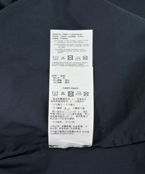 EMPORIO ARMANI（エンポリオアルマーニ）ドレスシャツ 紺 サイズ:XL メンズ/2200716248026