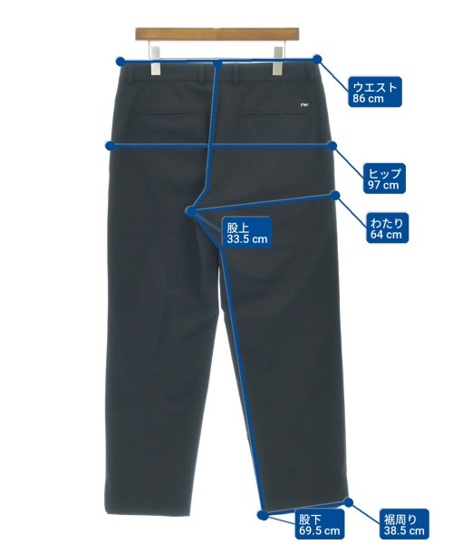 EMPORIO ARMANI（エンポリオアルマーニ）スラックス 紺 サイズ:50(XL位) メンズ/2200716248064