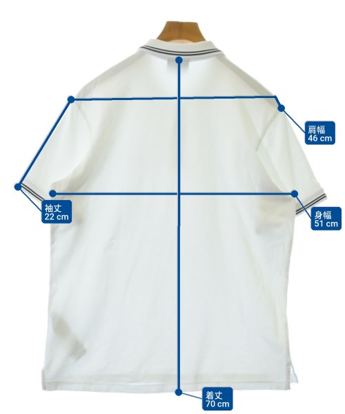 EMPORIO ARMANI（エンポリオアルマーニ）ポロシャツ 白 サイズ:XL メンズ/2200716799016