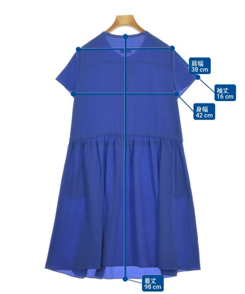 EMPORIO ARMANI（エンポリオアルマーニ）ワンピース 青 サイズ:1(S位) レディース/2200718172046
