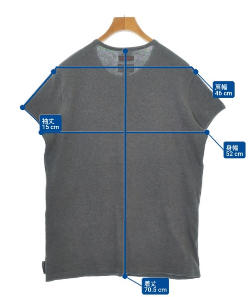 EMPORIO ARMANI（エンポリオアルマーニ）Tシャツ・カットソー グレー サイズ:XXL メンズ/2200718265045