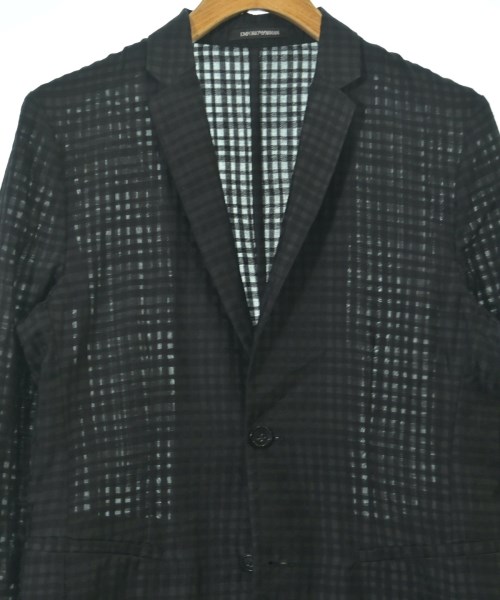 EMPORIO ARMANI（エンポリオアルマーニ）テーラードジャケット 黒 サイズ:44(S位) メンズ/2200645746020