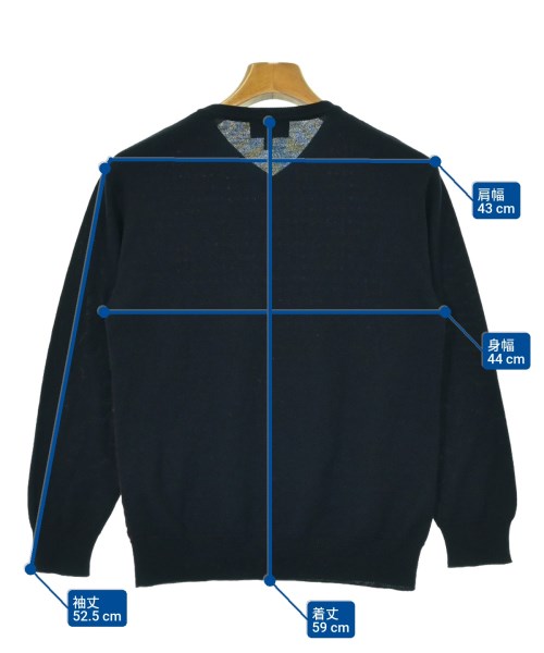 EMPORIO ARMANI（エンポリオアルマーニ）ニット・セーター 紺 サイズ:12A(XS位) メンズ/2200646097015