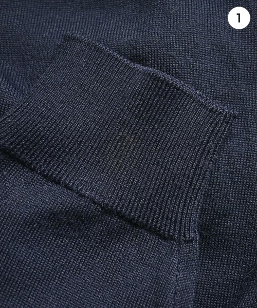 EMPORIO ARMANI（エンポリオアルマーニ）ニット・セーター 紺 サイズ:12A(XS位) メンズ/2200646097015