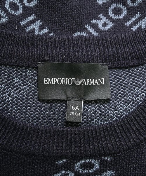 EMPORIO ARMANI（エンポリオアルマーニ）ニット・セーター 紺 サイズ:16A(S位) メンズ/2200646097022