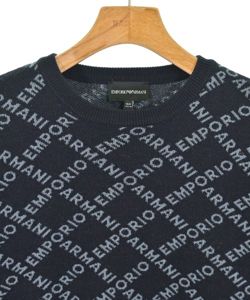 EMPORIO ARMANI（エンポリオアルマーニ）ニット・セーター 紺 サイズ:16A(S位) メンズ/2200646097022