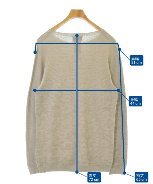 EMPORIO ARMANI（エンポリオアルマーニ）ニット・セーター ベージュ サイズ:XL メンズ/2200647634127