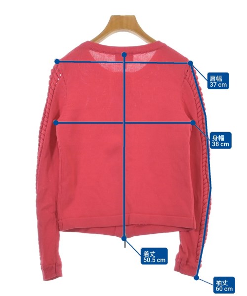 EMPORIO ARMANI（エンポリオアルマーニ）カーディガン ピンク サイズ:38(S位) レディース/2200635683045