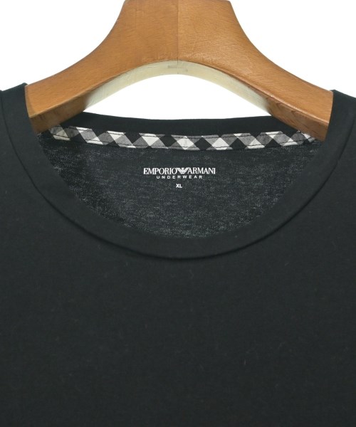 EMPORIO ARMANI（エンポリオアルマーニ）Tシャツ・カットソー 黒 サイズ:XL メンズ/2200641891014