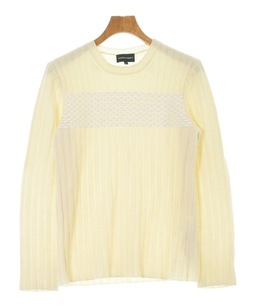 EMPORIO ARMANI(エンポリオアルマーニ)ニット・セーター 白 サイズ:44(S位)/2200650214019