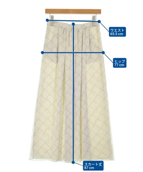 EMPORIO ARMANI（エンポリオアルマーニ）ロング・マキシ丈スカート ベージュ サイズ:1(S位) レディース/2200650653047