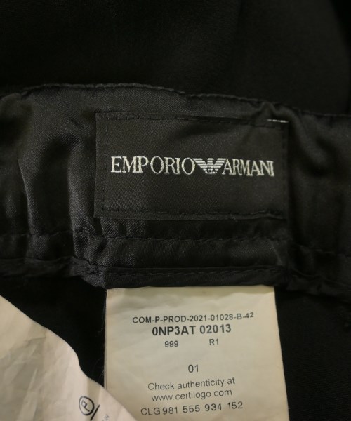 EMPORIO ARMANI（エンポリオアルマーニ）スラックス 黒 サイズ:42(M位) レディース/2200644890021
