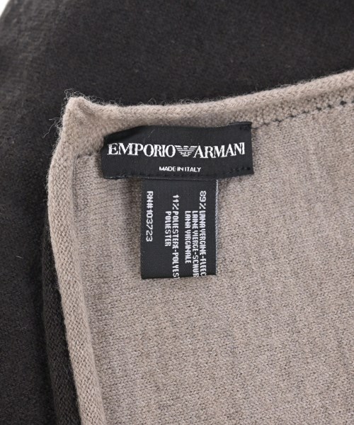 EMPORIO ARMANI（エンポリオアルマーニ）マフラー 茶 サイズ:- メンズ/2200654460283
