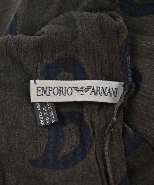 EMPORIO ARMANI（エンポリオアルマーニ）ストール カーキ サイズ:- メンズ/2200703271075