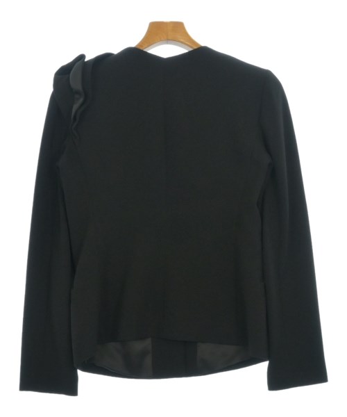 EMPORIO ARMANI（エンポリオアルマーニ）ノーカラージャケット 黒 サイズ:40(M位) レディース/2200703751010