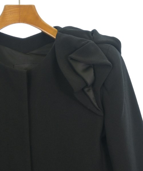 EMPORIO ARMANI（エンポリオアルマーニ）ノーカラージャケット 黒 サイズ:40(M位) レディース/2200703751010