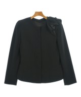 EMPORIO ARMANI（エンポリオアルマーニ）ノーカラージャケット 黒 サイズ:40(M位) レディース/2200703751010