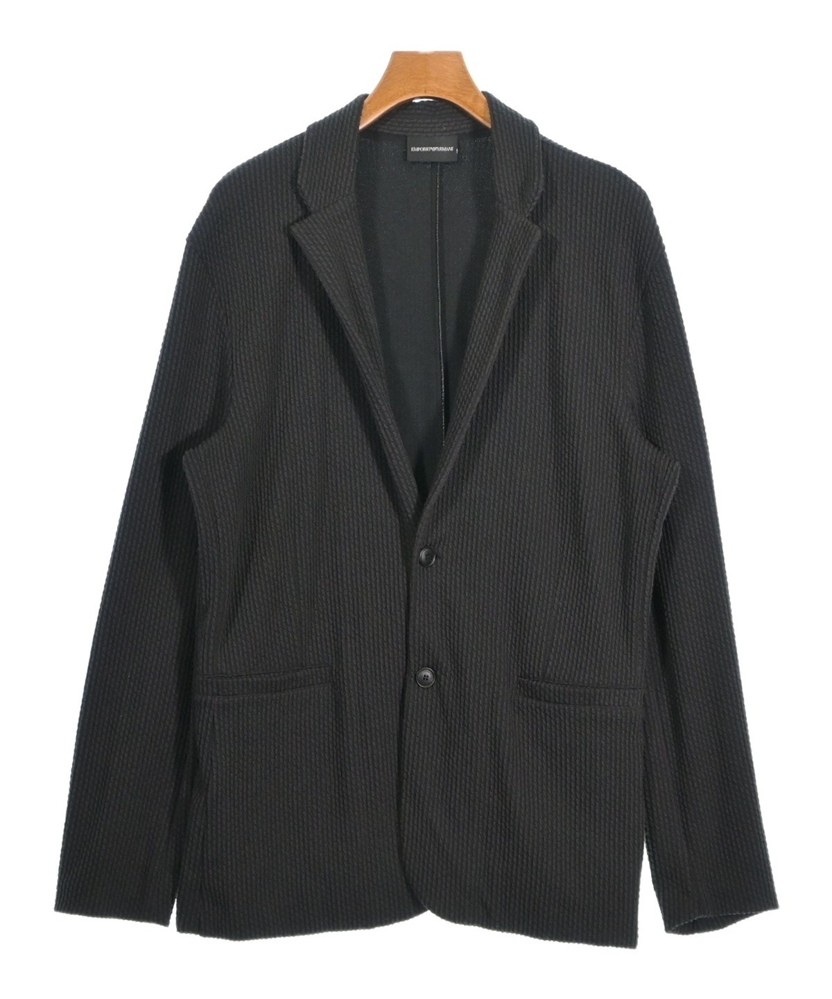 emporio armani カーディガン EMPORIO ARMANI（エンポリオアルマーニ）カーディガン 黒 サイズ:58