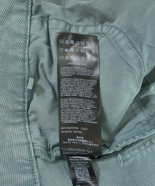 EMPORIO ARMANI（エンポリオアルマーニ）カーゴパンツ 青 サイズ:30(M位) メンズ/2200705081016