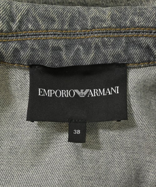 EMPORIO ARMANI（エンポリオアルマーニ）デニムジャケット グレー サイズ:38(S位) レディース/2200705334037