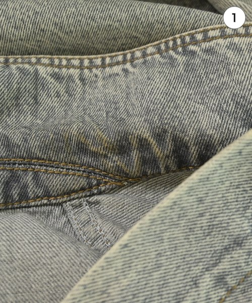 EMPORIO ARMANI（エンポリオアルマーニ）デニムジャケット グレー サイズ:38(S位) レディース/2200705334037