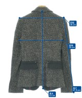 EMPORIO ARMANI（エンポリオアルマーニ）テーラードジャケット 黒 サイズ:38(S位) レディース/2200700154012
