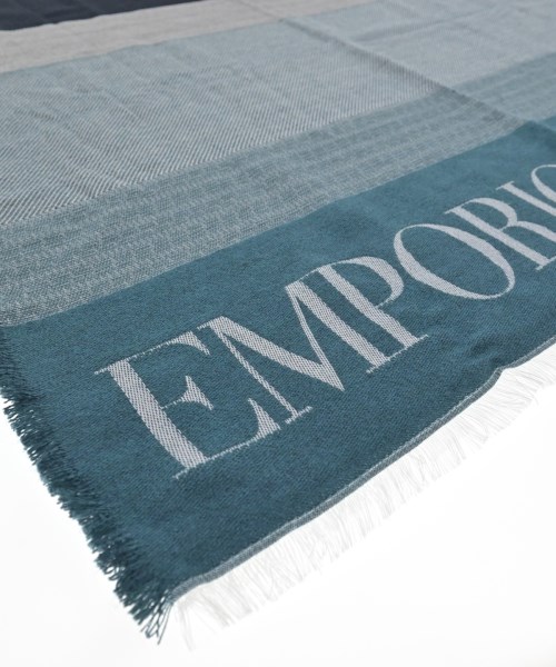 EMPORIO ARMANI（エンポリオアルマーニ）マフラー 青 サイズ:- メンズ/2200703728128