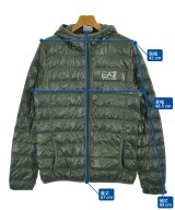 EMPORIO ARMANI（エンポリオアルマーニ）ダウンジャケット/ダウンベスト 緑 サイズ:S メンズ/2200699474511