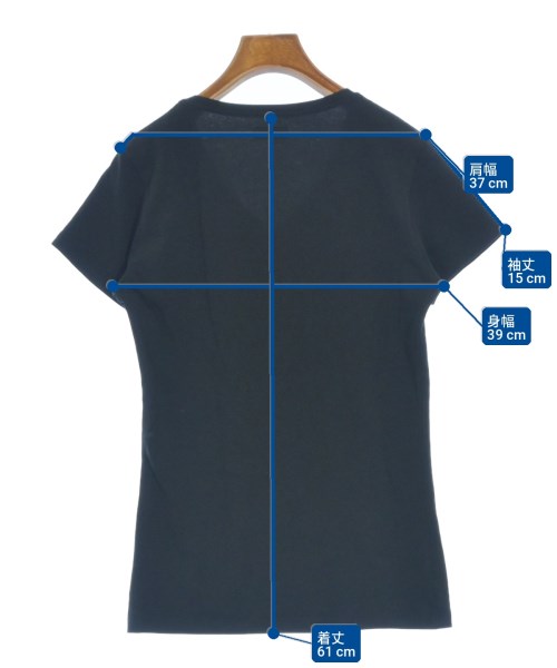 EMPORIO ARMANI（エンポリオアルマーニ）Tシャツ・カットソー 黒 サイズ:M レディース/2200702699115