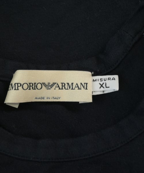 EMPORIO ARMANI（エンポリオアルマーニ）Tシャツ・カットソー 黒 サイズ:XL メンズ/2200708521052