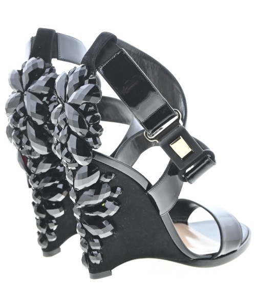 EMPORIO ARMANI（エンポリオアルマーニ）サンダル 黒 サイズ:EU35(21.5cm位) レディース/2200709102120