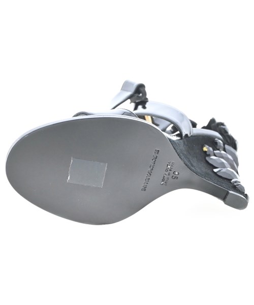EMPORIO ARMANI（エンポリオアルマーニ）サンダル 黒 サイズ:EU35(21.5cm位) レディース/2200709102120